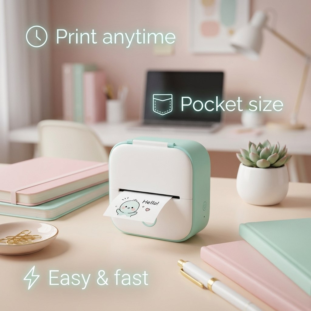 Portable Mini Printer By Nivelly
