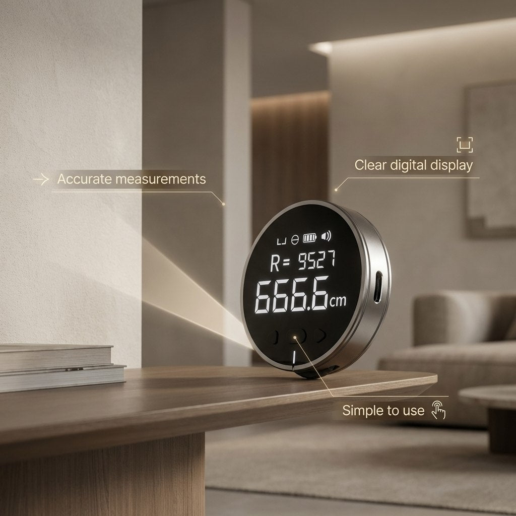 Electronic Measuring Ruler By Nivelly